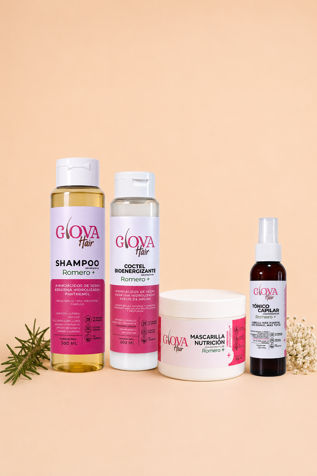 Kit Capilar Glova Hair  Crecimiento y Control de Caída